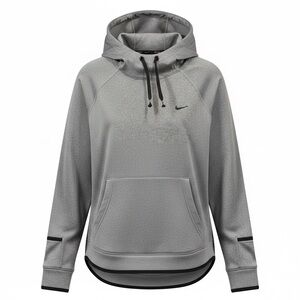 Nike $50 Women’s Dri-FIT Pullover Training Hoodie Heather Gray M P2P 20-21”